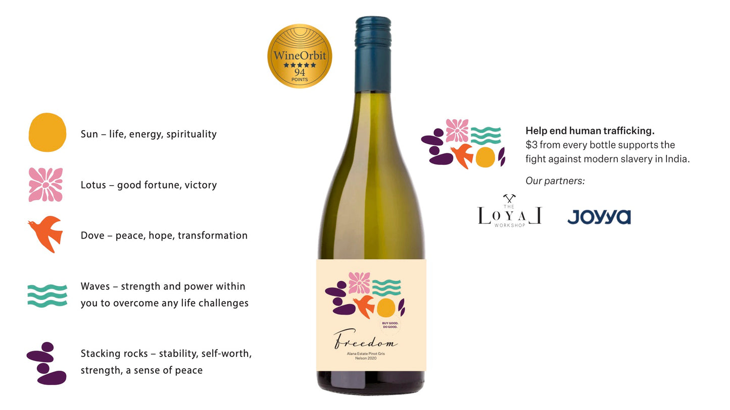 Freedom Range, Nelson Pinot Gris, 2020