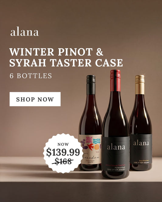 NEW: Winter Pinot & Syrah Taster Case (6btls)