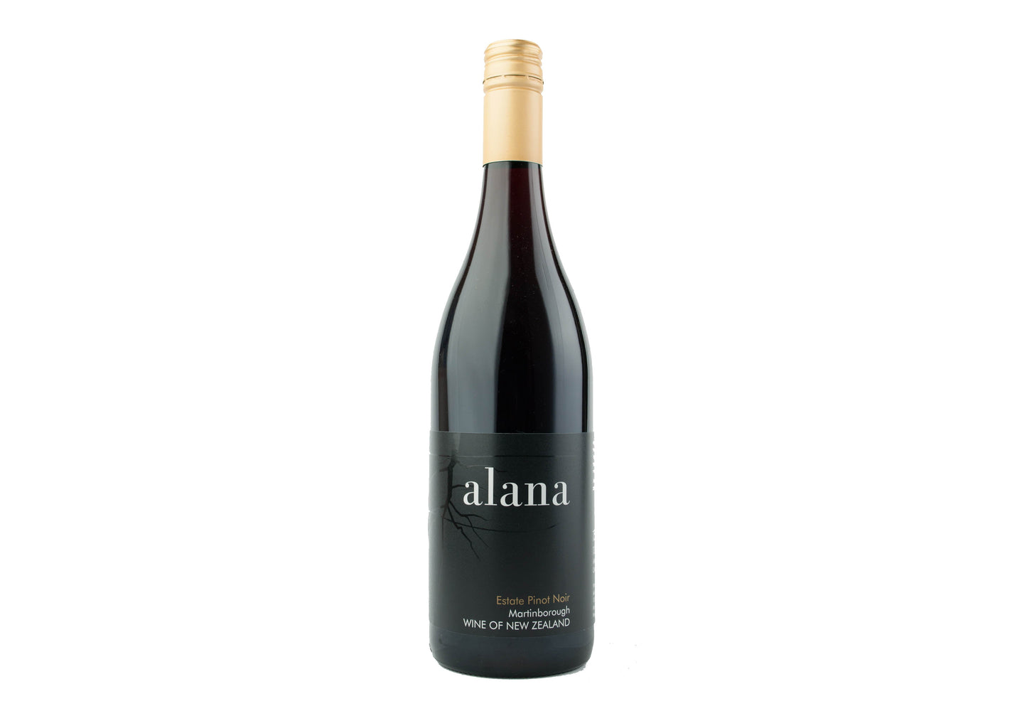 Alana Estate Pinot Noir, 2019 (12 case) + bonus Alana Embroided Base ball cap