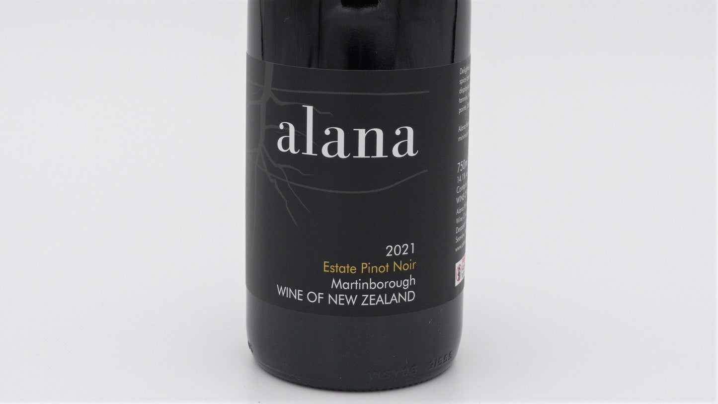 Alana Estate Pinot Noir, 2021 (12 Btls)
